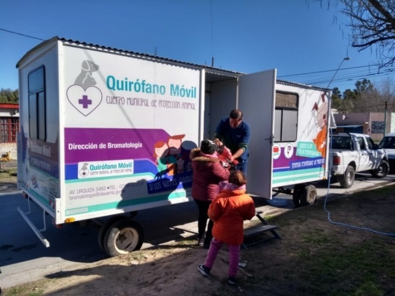 El Quirfano Veterinario Mvil contina recorriendo el Partido